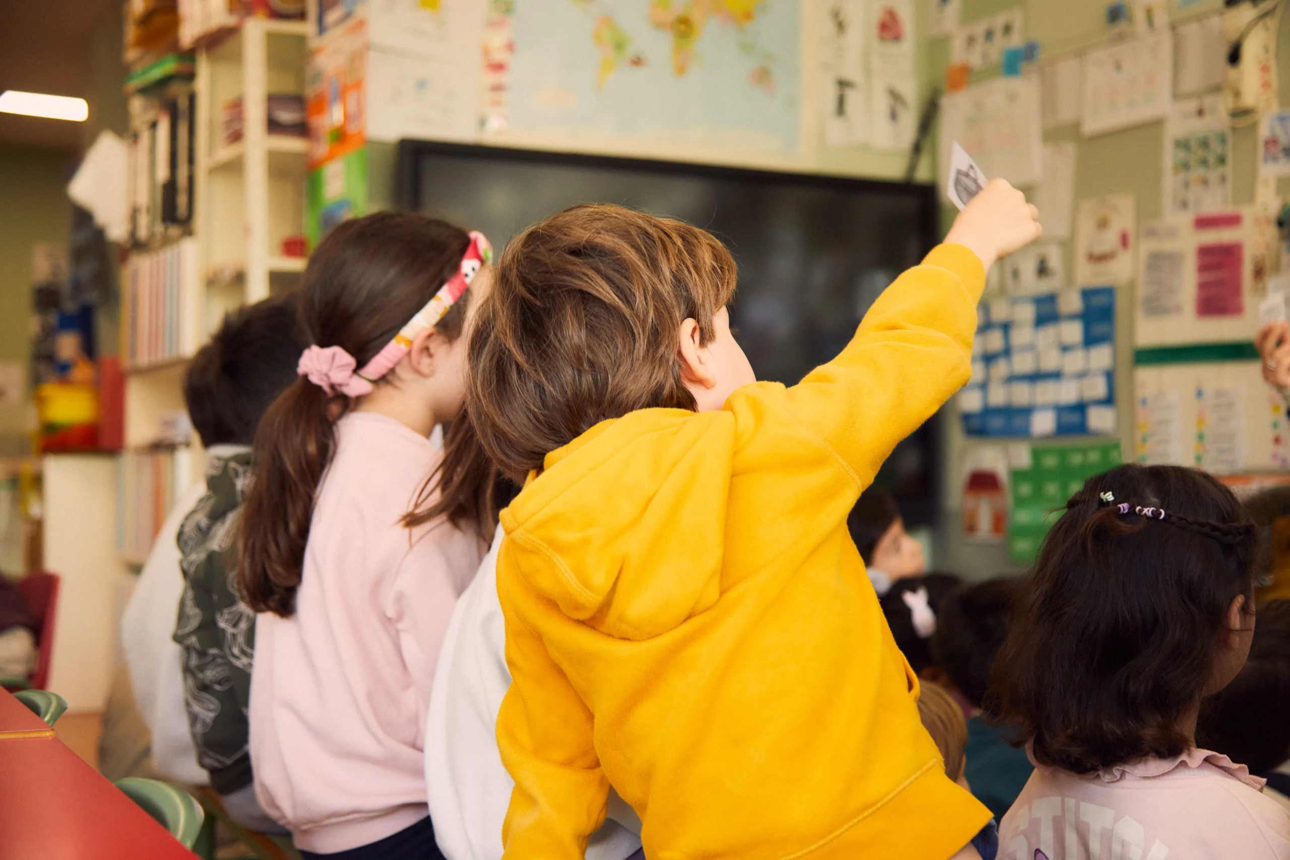 Alumnos en École Pomme d'Api